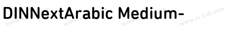 DINNextArabic Medium字体转换